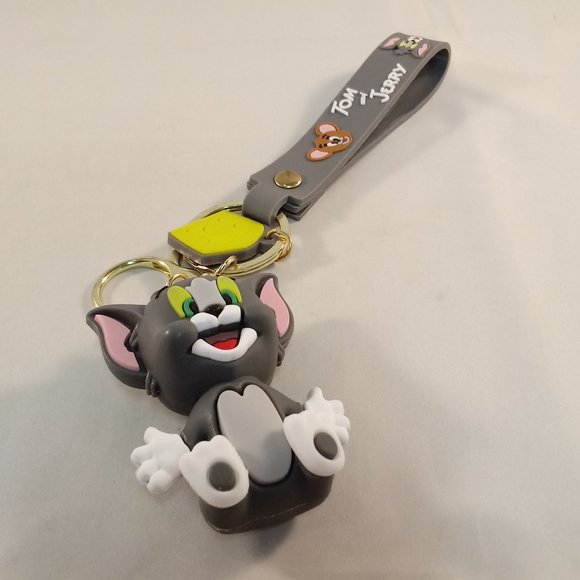 Tom and Jerry Cat Key Chain Key Ring Cartoon Character Figurine Keychain Gift - Picture 5 of 7
